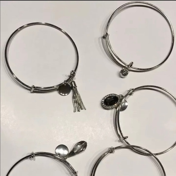 Christopher & Banks Silver Charm Bracelet Set - Picture 8 of 9